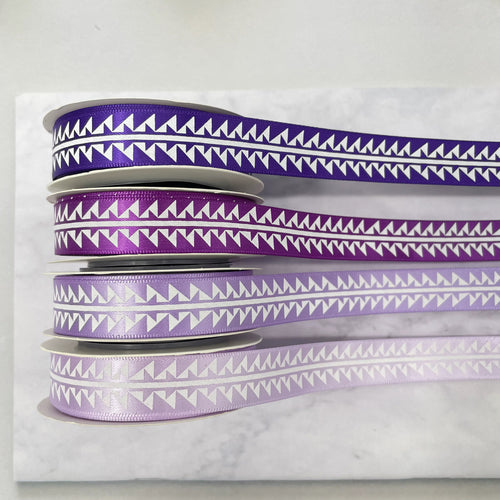 5/8" x 10 yd. Satin Ribbon Cali Native Basket Pattern #2