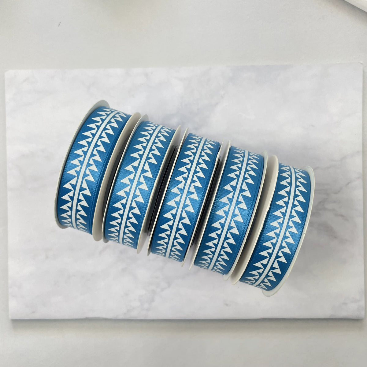 5/8" x 10 yd. Satin Ribbon Cali Native Basket Pattern #2