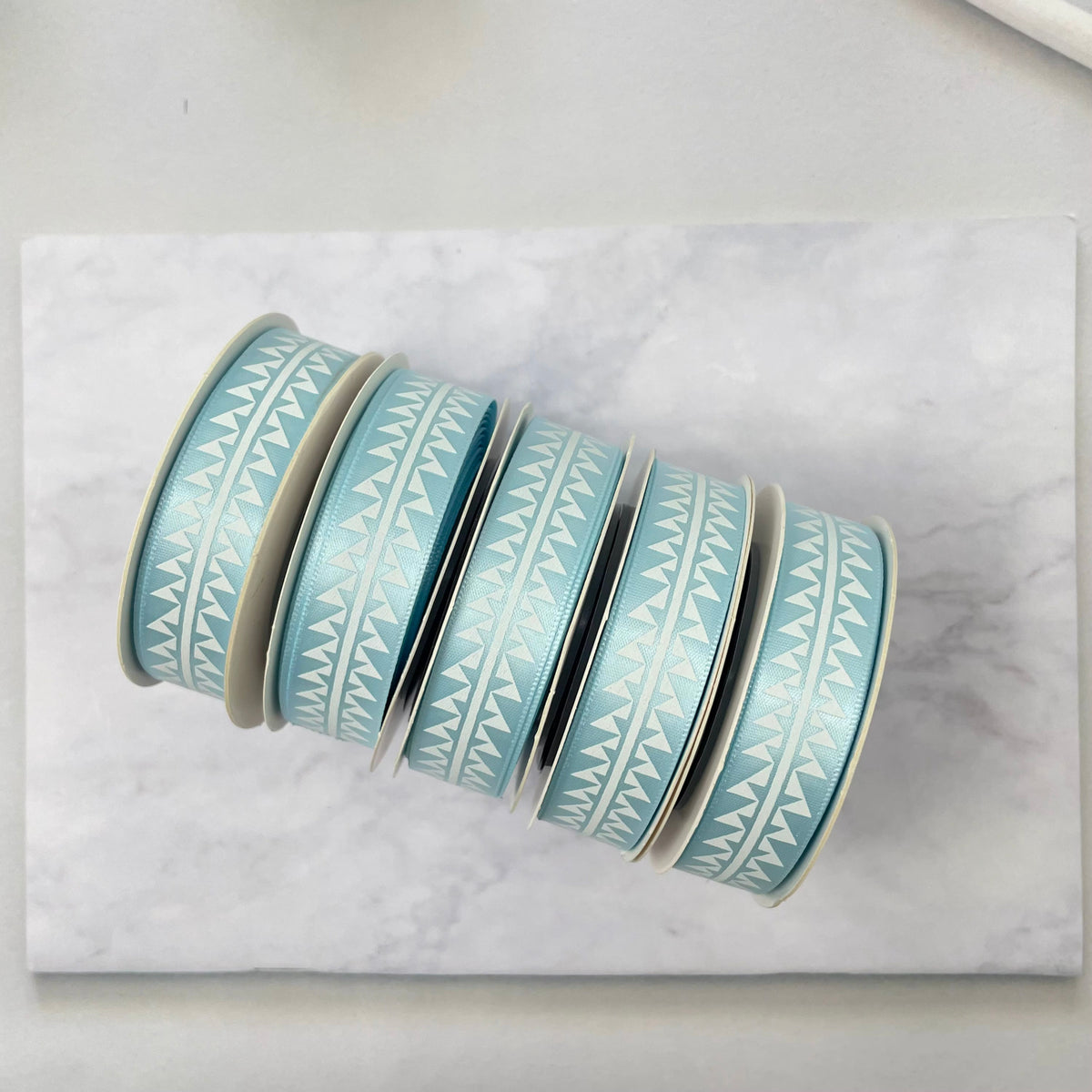 5/8" x 10 yd. Satin Ribbon Cali Native Basket Pattern #2