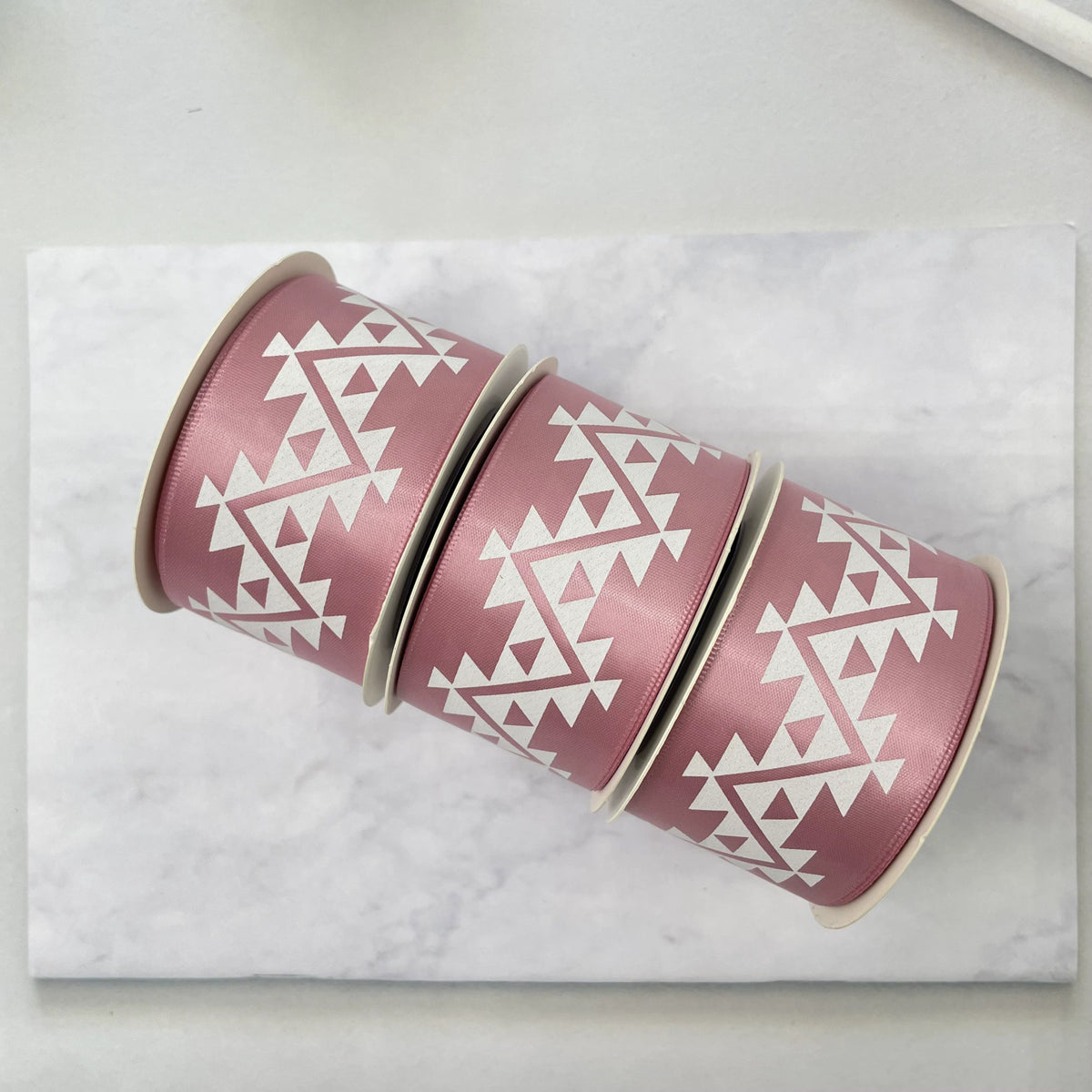 1.5" x 10 yd. Satin Ribbon Cali Native Basket Pattern #1