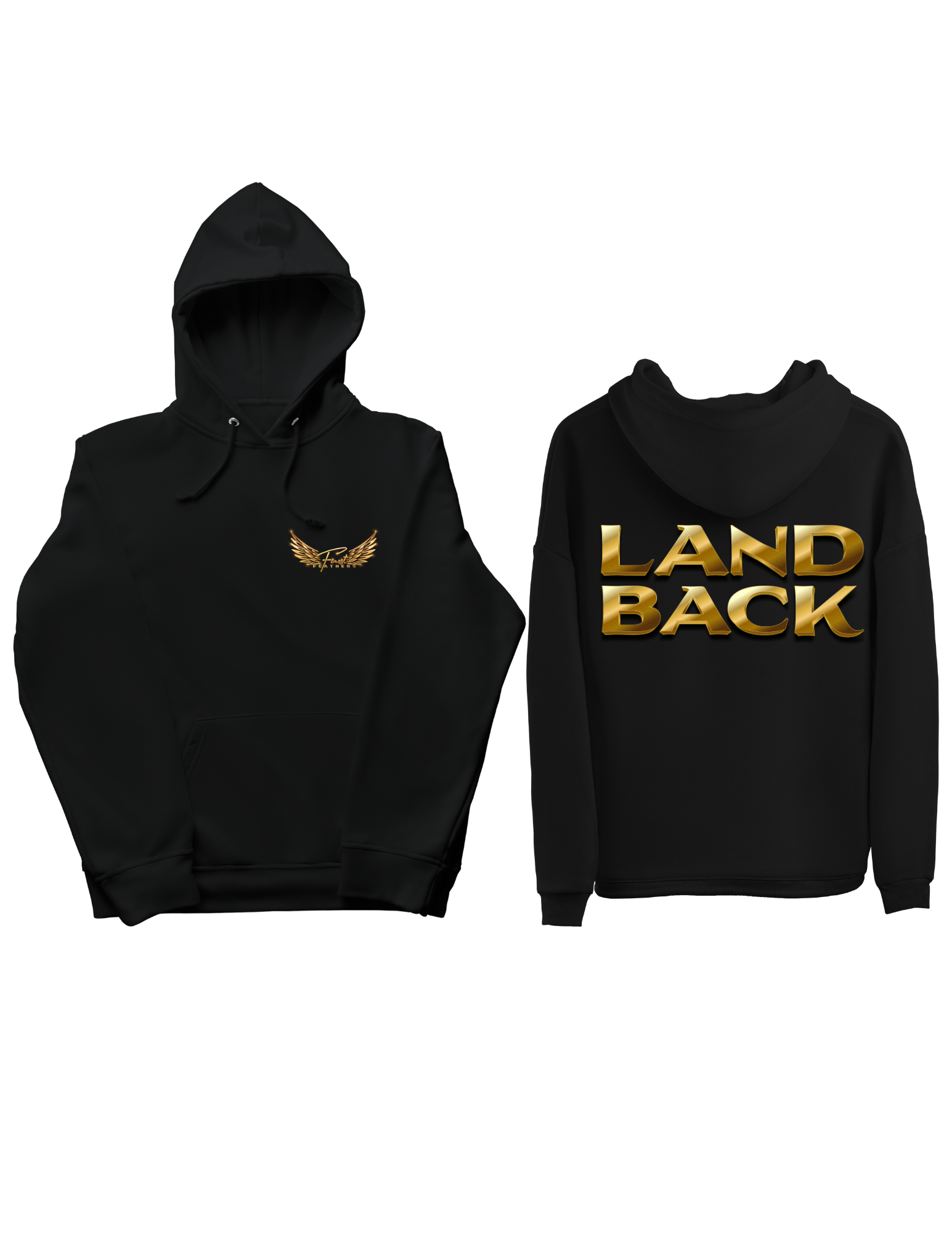 Gold Land Back Hoodie